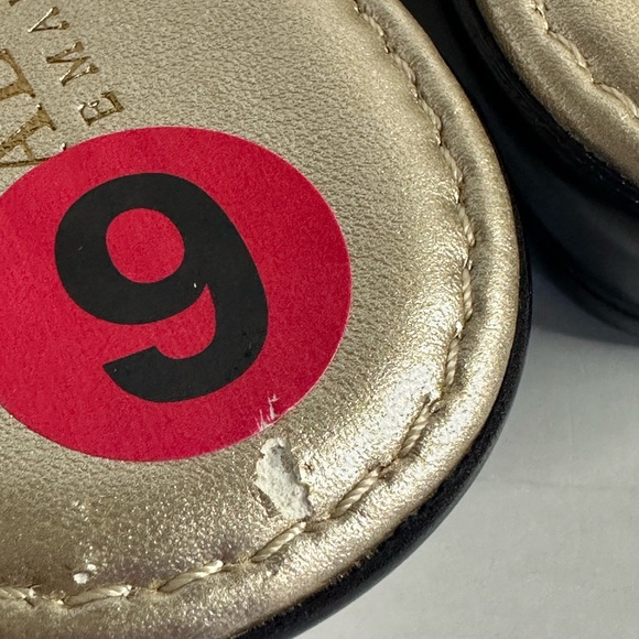 Italian Shoemakers Elegant Gold Women's Sandals size 6 - Picture 7 of 7